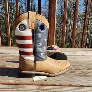Kids Cody James American Flag Boots